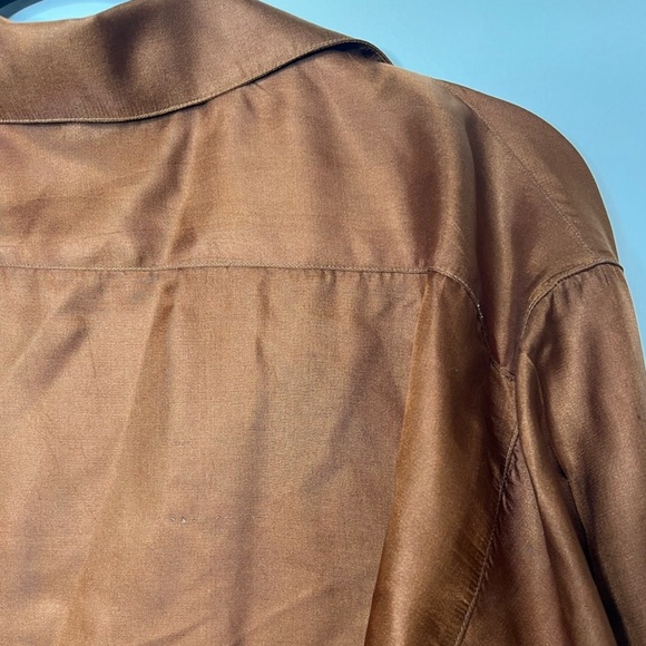 Silk women’s button up blouse - Picture 3 of 3